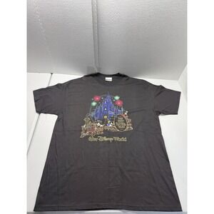 Vintage Walt Disney World Main Street Electrical Parade T-Shirt Size XXL 90s USA